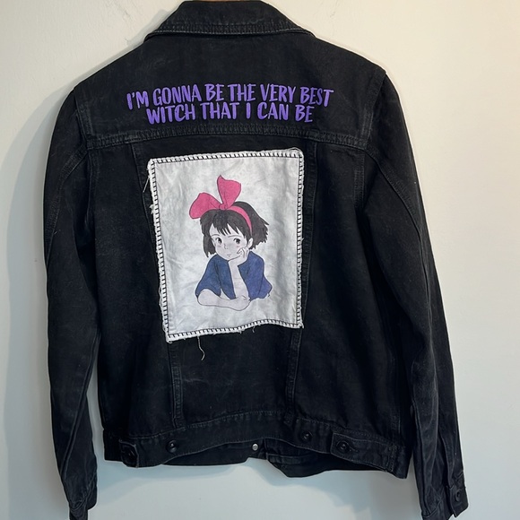 Her Universe Jackets & Blazers - Her Universe Kiki’s Delivery Service Studio Ghibli Black Jean Jacket Size L